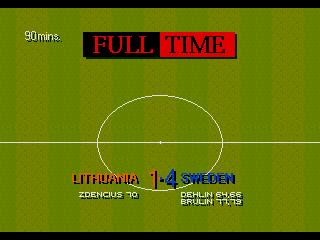 Championship Soccer '94 screenshot 3 for Sega CD